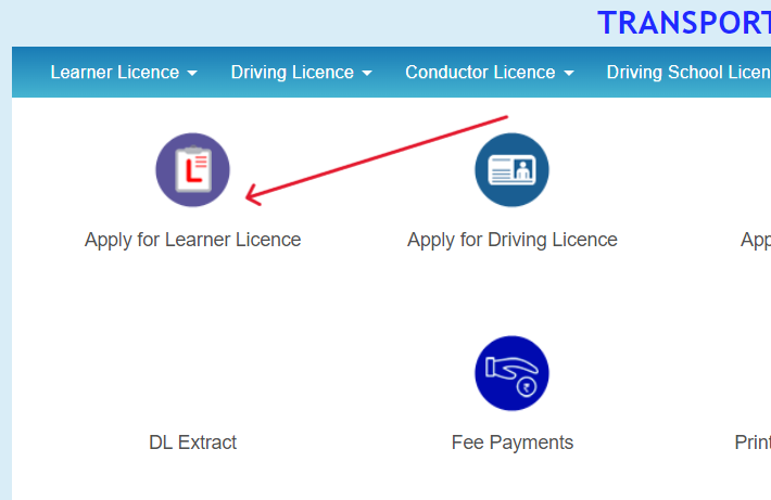 Apply For Learner Licence